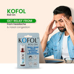 Vedistry Kofol Roll On - Fast-Acting Cold Relief for Nose Block & Sinus Headache