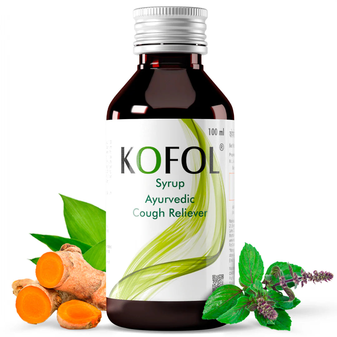 Charak Kofol Ayurvedic Syrup for Cough Relief