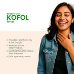 Charak Kofol Ayurvedic Syrup for Cough Relief