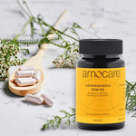 Amocare Ashwagandha KSM66 Capsules - 60 Veg Capsules