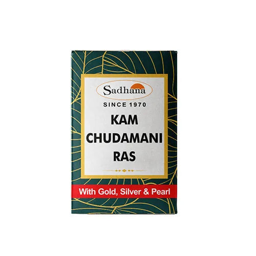 Sadhana Kamchudamani Ras (10 Tablets) | Classic Ayurvedic Rasayana for Male Vitality, Stamina & Energy