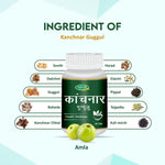 Swadeshi Kanchnar Guggul - 60 Tablets | Glandular Support & Lymphatic Cleansing