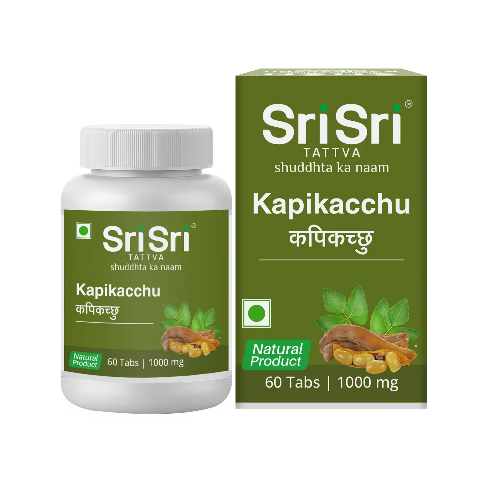 Sri Sri Tattva Kapikacchu Tablets, 60 Tablets | 1000 mg