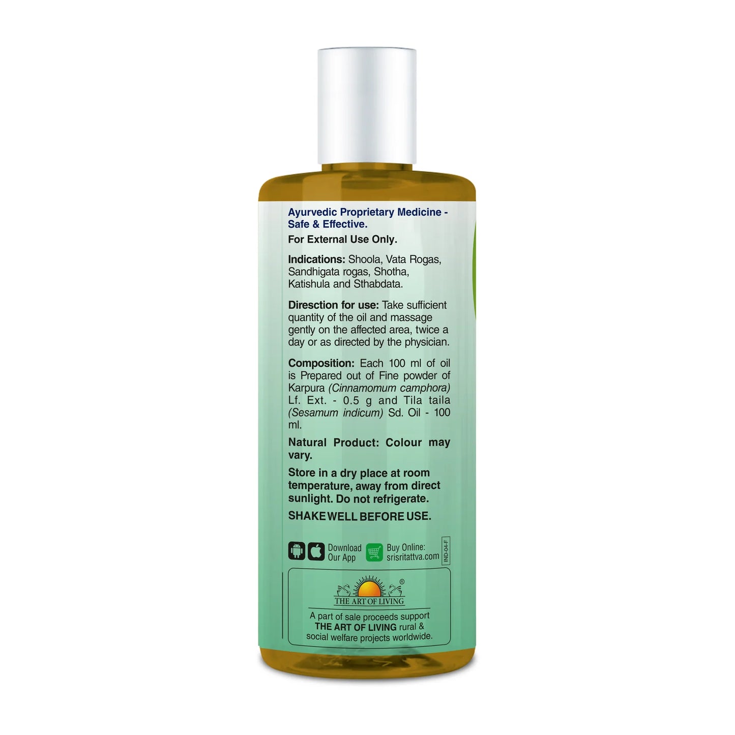 Sri Sri Tattva Karpuradi Taila - 200ml