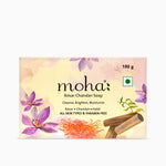 Moha Kesar Chandan Soap Pack of 1 - Saffron & Sandalwood Bars