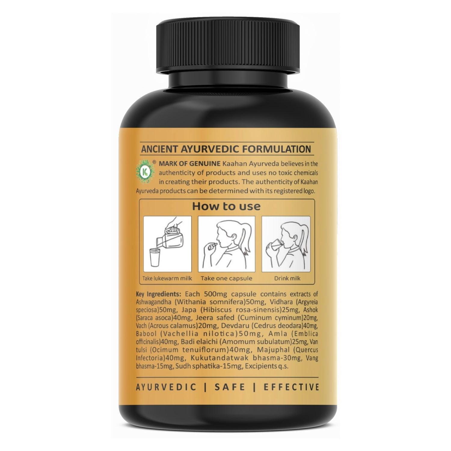 Kaahan Ayurveda KeshTik Capsule - 60 Caps