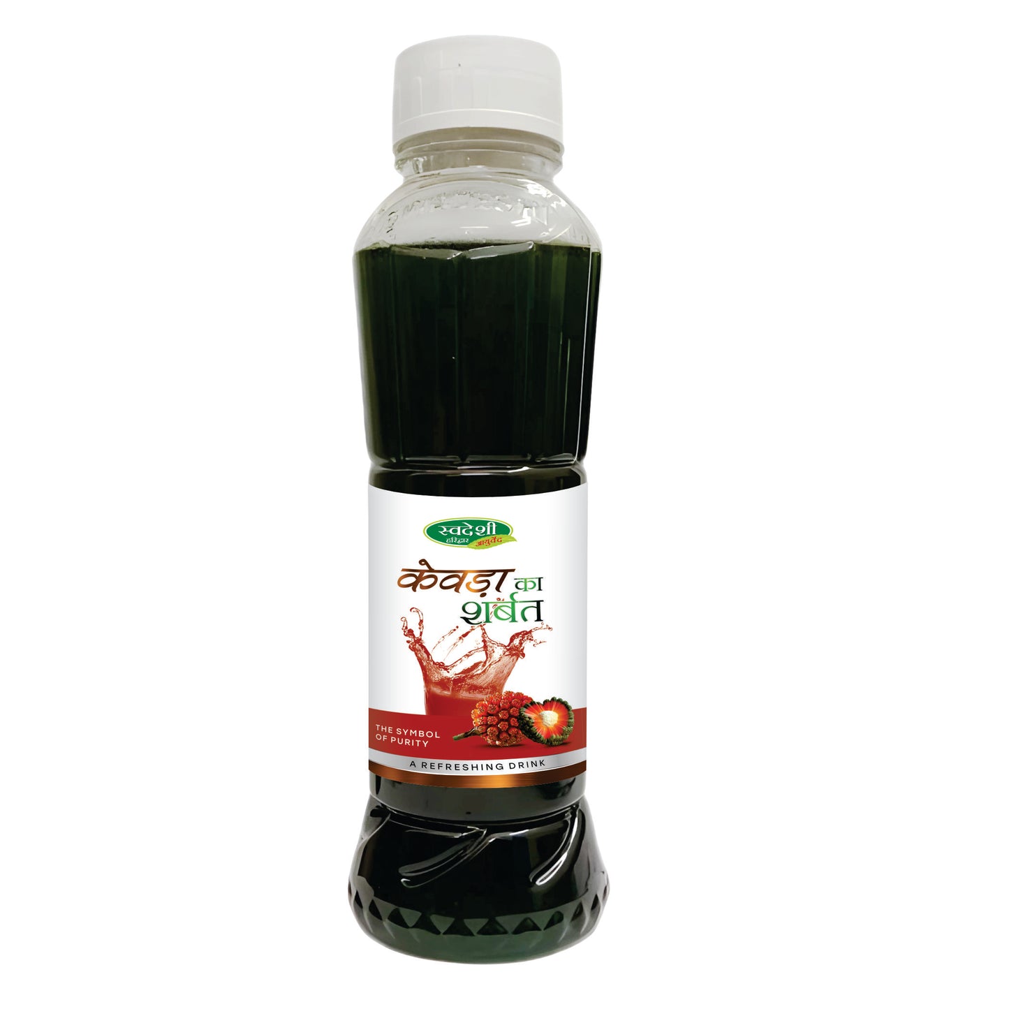 Swadeshi Kewda Ka Sharbat - Antioxidant, Fights Cancer, Mental Relaxation, 700ml