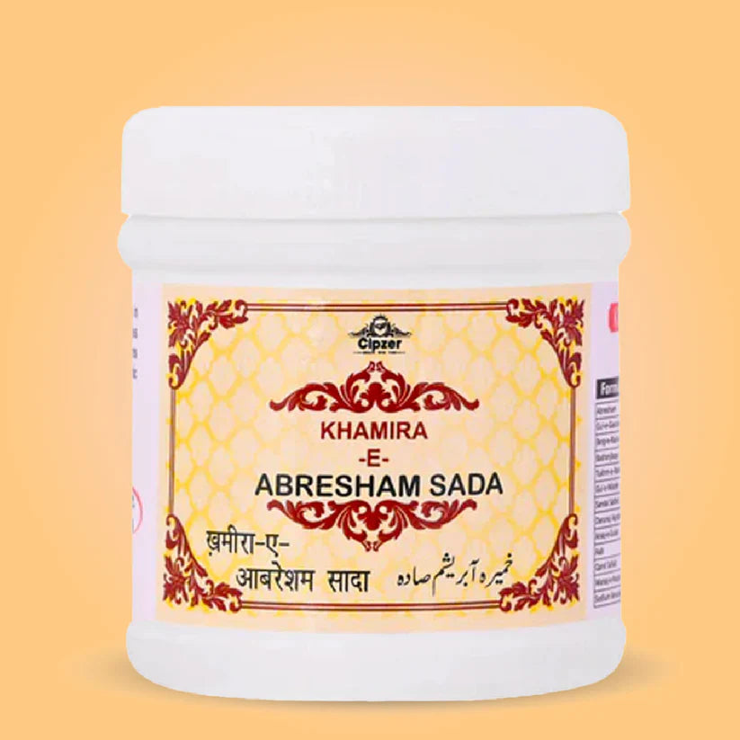 Cipzer Khamira-E-Abresham Sada 125g | Eye Health, Heart Care, Cough Relief & Nervine Strength