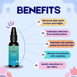 Zenius Butt & Thigh Grow Gel - Hip Whitening Gel for Thighs Whitening and Lightening Hip and Thighs - 50ml gel