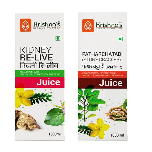 Krishna's Kidney Relive Juice 1000 ml | Patharchatadi Swaras 1000 ml