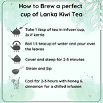 Radhikas Fine Teas REVVS UP METABOLISM Lanka Kiwi Tea - Refreshing Wellness Drink - 50gm