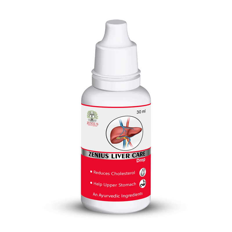 Zenius Liver Care Drops - Detoxifying Herbal Drops for Liver Health, Digestion, and Energy Boost - 30ml Drops