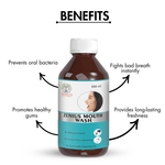 Zenius Mouth Wash - Refreshing Oral Rinse for Fresh Breath and Healthy Gums - 200ml Liquid