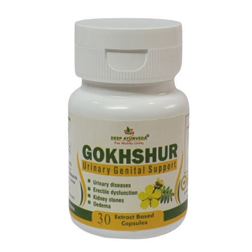Deep Ayurveda Gokhshur Urinary Genital Support Extract Based Capsule