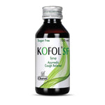 Charak Kofol Sugar Free Cough Syrup 100ml - Dry & Wet Sore Throat Relief Liquid