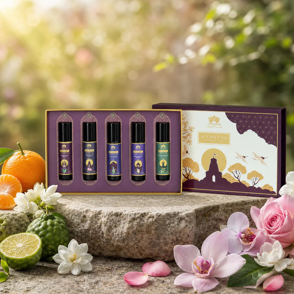 Vrindaam Kshitij - Body Roll On Gift Box
