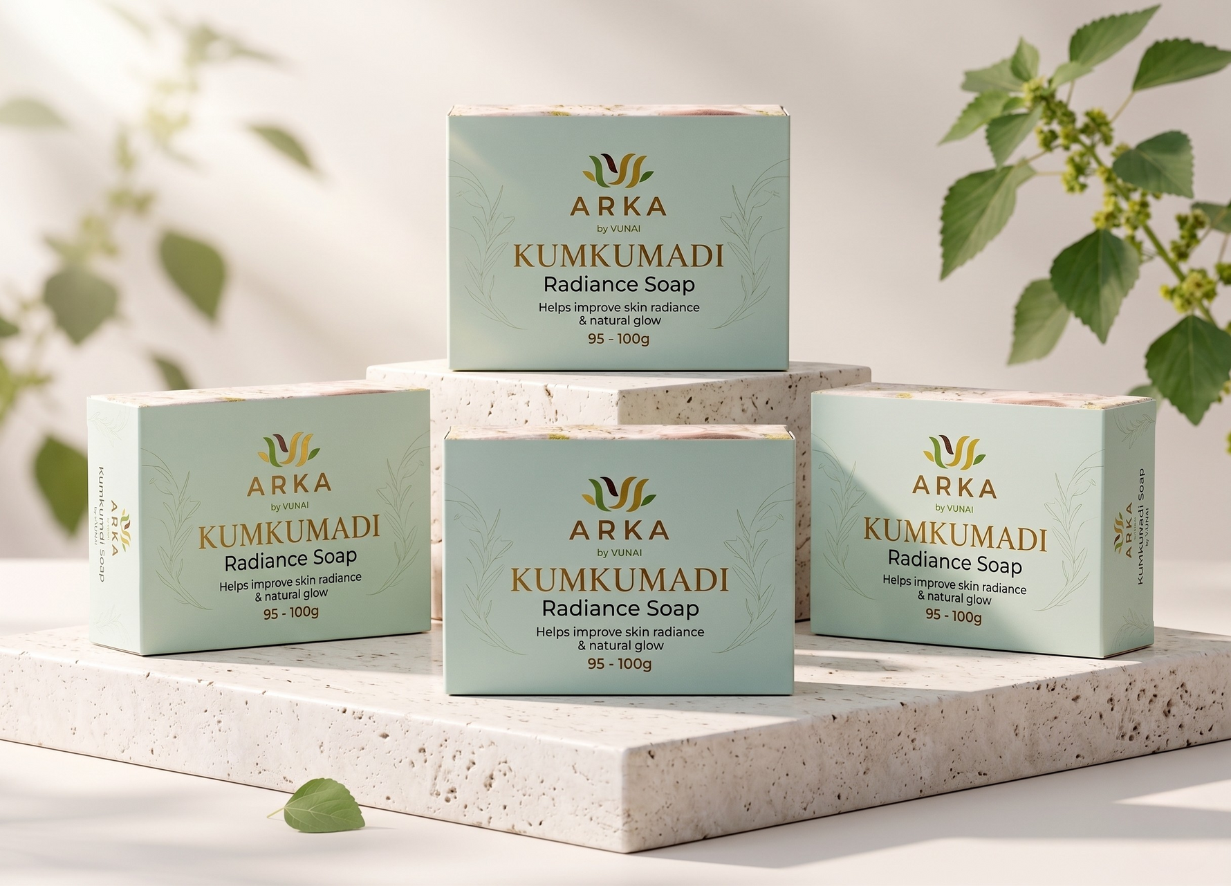 ARKA Kumkumadi Family Pack (4 Soaps) 75g