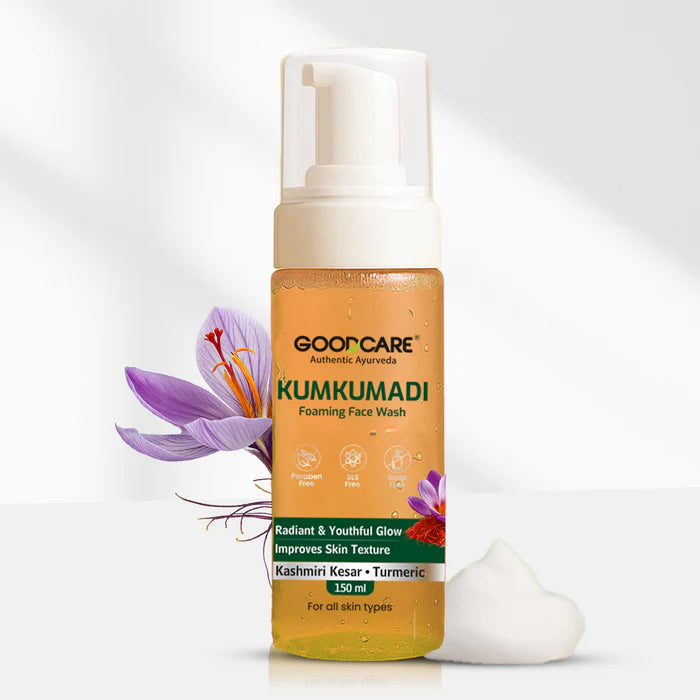 Goodcare Kumkumadi Foaming Face Wash - 150 ml