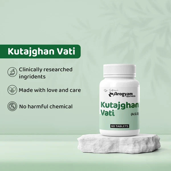 Dr. Satnam's Arogyam Kutajghan Vati (60 Each)