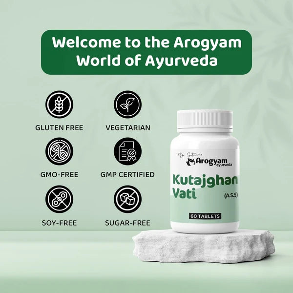 Dr. Satnam's Arogyam Kutajghan Vati (60 Each)