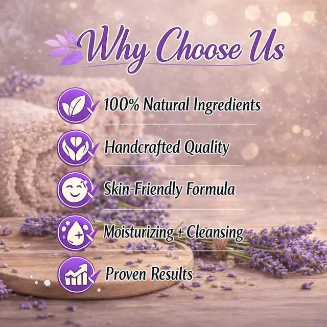 Kayee Ayurveda Lavender Soap for Men & Women | Herbal Lavender Bathing Soap with Refreshing Floral Fragrance | Gentle Daily Cleansing Body Soap for Soft, Smooth, Clean & Fresh Looking Skin