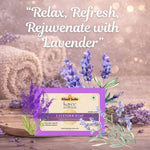 Kayee Ayurveda Lavender Soap for Men & Women | Herbal Lavender Bathing Soap with Refreshing Floral Fragrance | Gentle Daily Cleansing Body Soap for Soft, Smooth, Clean & Fresh Looking Skin
