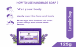 Khadi Care Herbal Lavender Soap - 125g