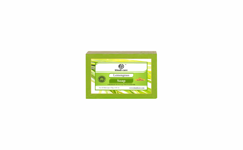 Khadi Care Herbal Lemongrass Soap - 125g