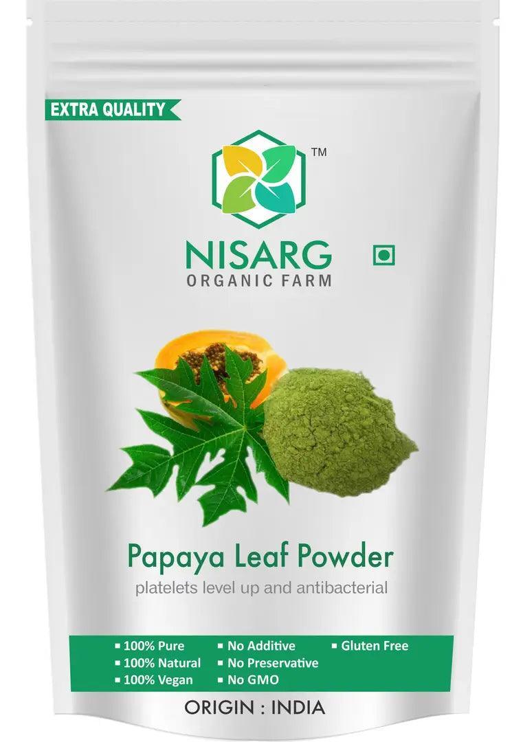 Nisarg Organic Farm Papaya Leaf Powder