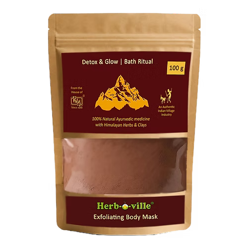 KVM Herb-o-ville® Exfoliating Ayurvedic Mud Mask - 100g