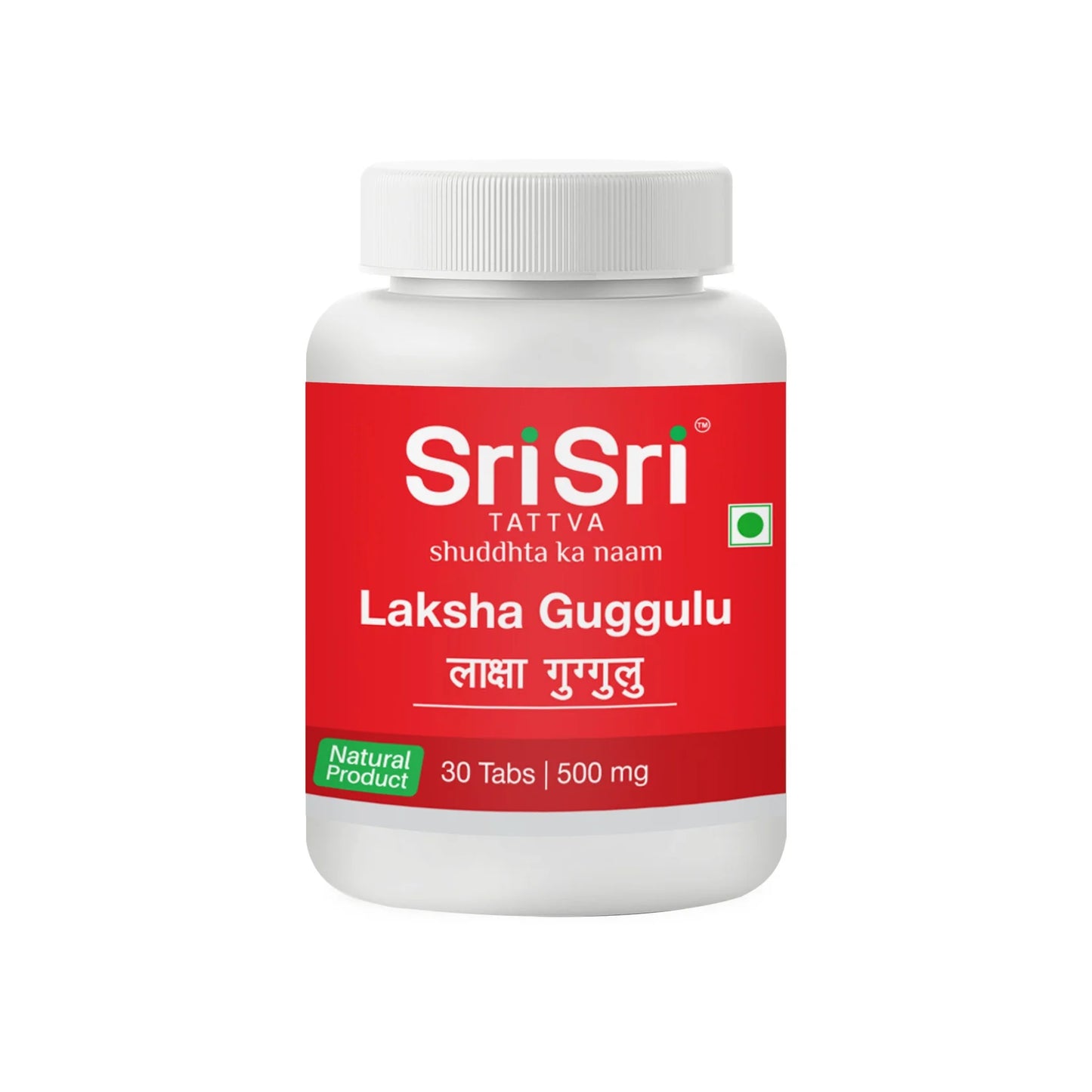 Sri Sri Tattva Laksha Guggulu - 500mg - 60 Tablets
