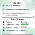 Radhika's Fine Teas ENERGISING Laoshan Green Leaf Tea (50g)