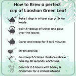 Radhika's Fine Teas ENERGISING Laoshan Green Leaf Tea (50g)