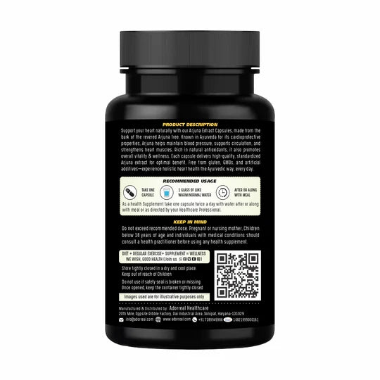 Adorreal Arjuna Extract Capsule | 60 Capsules