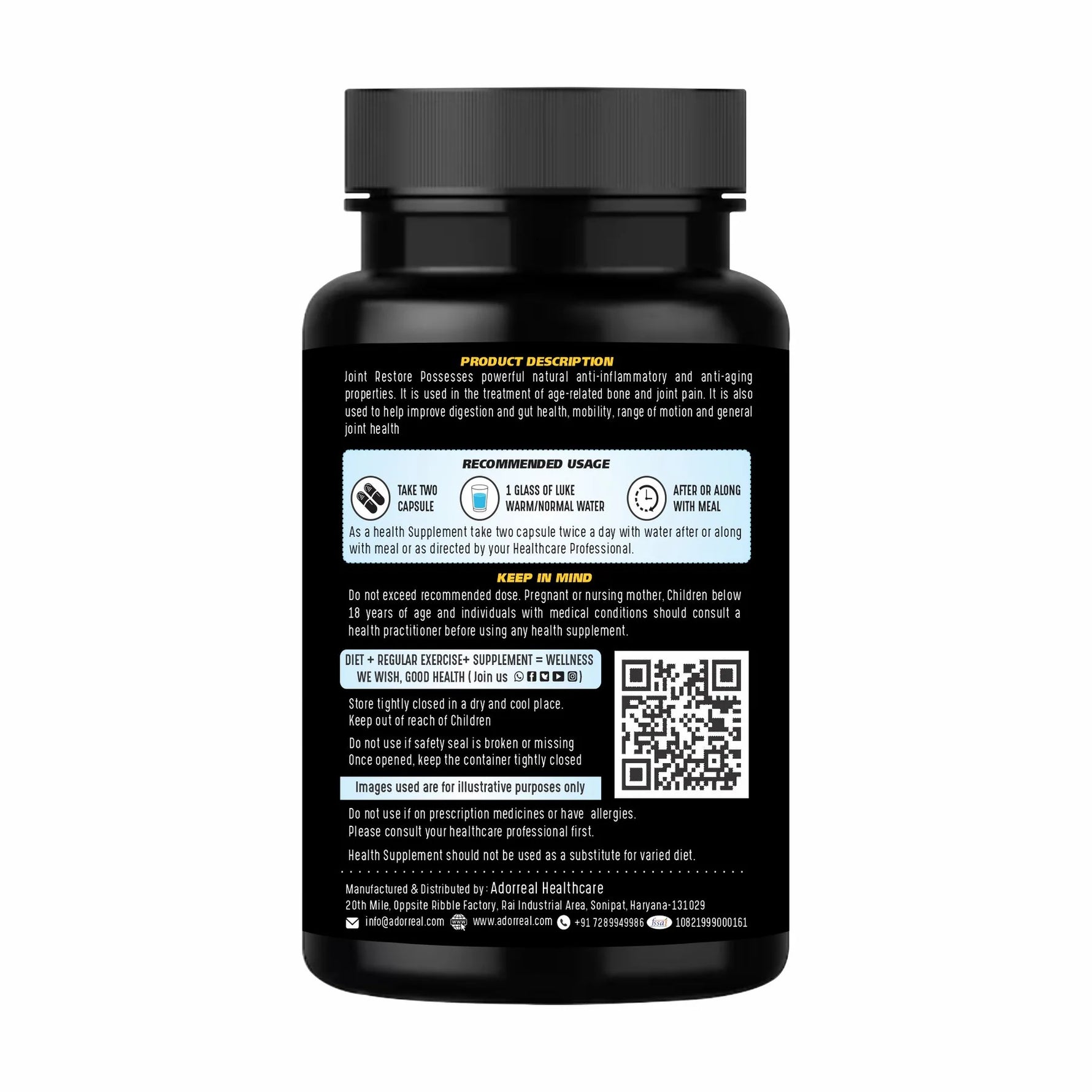 Adorreal Joint Restore Capsule | 60  Capsules