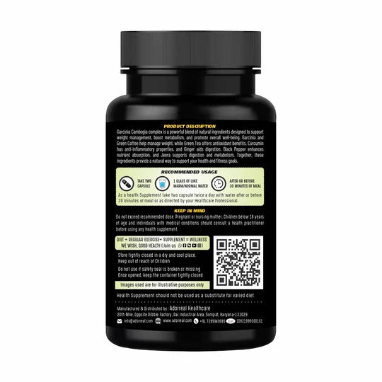 Adorreal Garcinia Cambogia Capsule | 60 Capsules