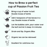 Radhikas Fine Teas Leo Passion Fruit Leaf Tea - 50gm
