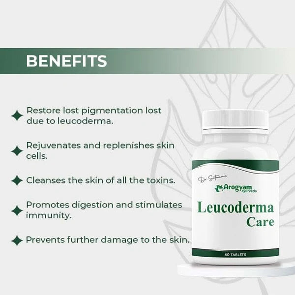 Dr. Satnam's Arogyam Ayurveda Leucoderma Care Tablet (60 Each)