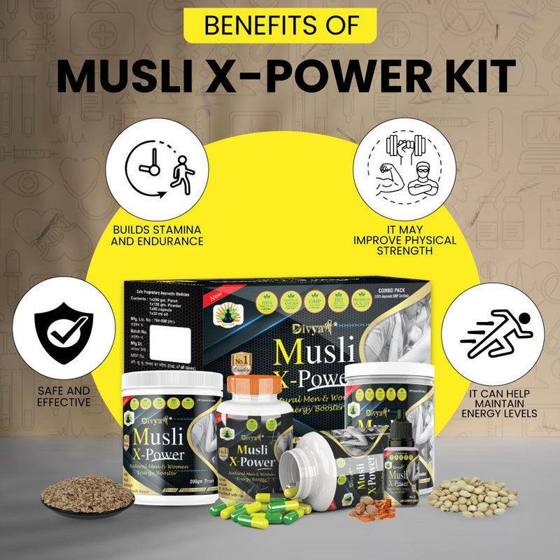 Divya Shree Musli X-Powder Kit: Vitality & Testosterone Booster