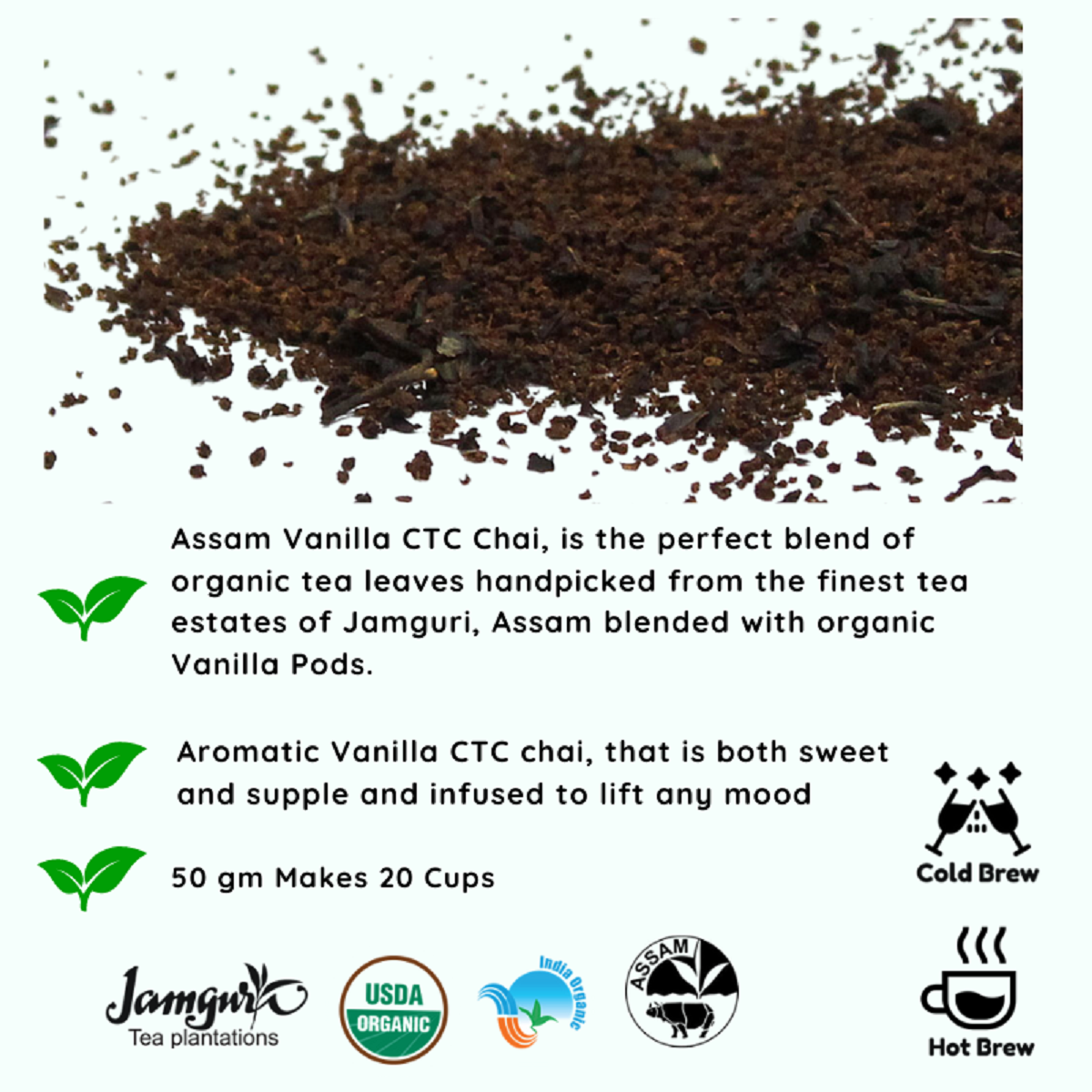 Radhikas Fine Teas Libra Vanilla Tea - 100gm
