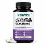 Vitalmins Liposomal Magnesium Glycinate Capsules | Maximum Bioavailability for Deep Sleep, Muscle Recovery & Stress Relief – 60 Capsules