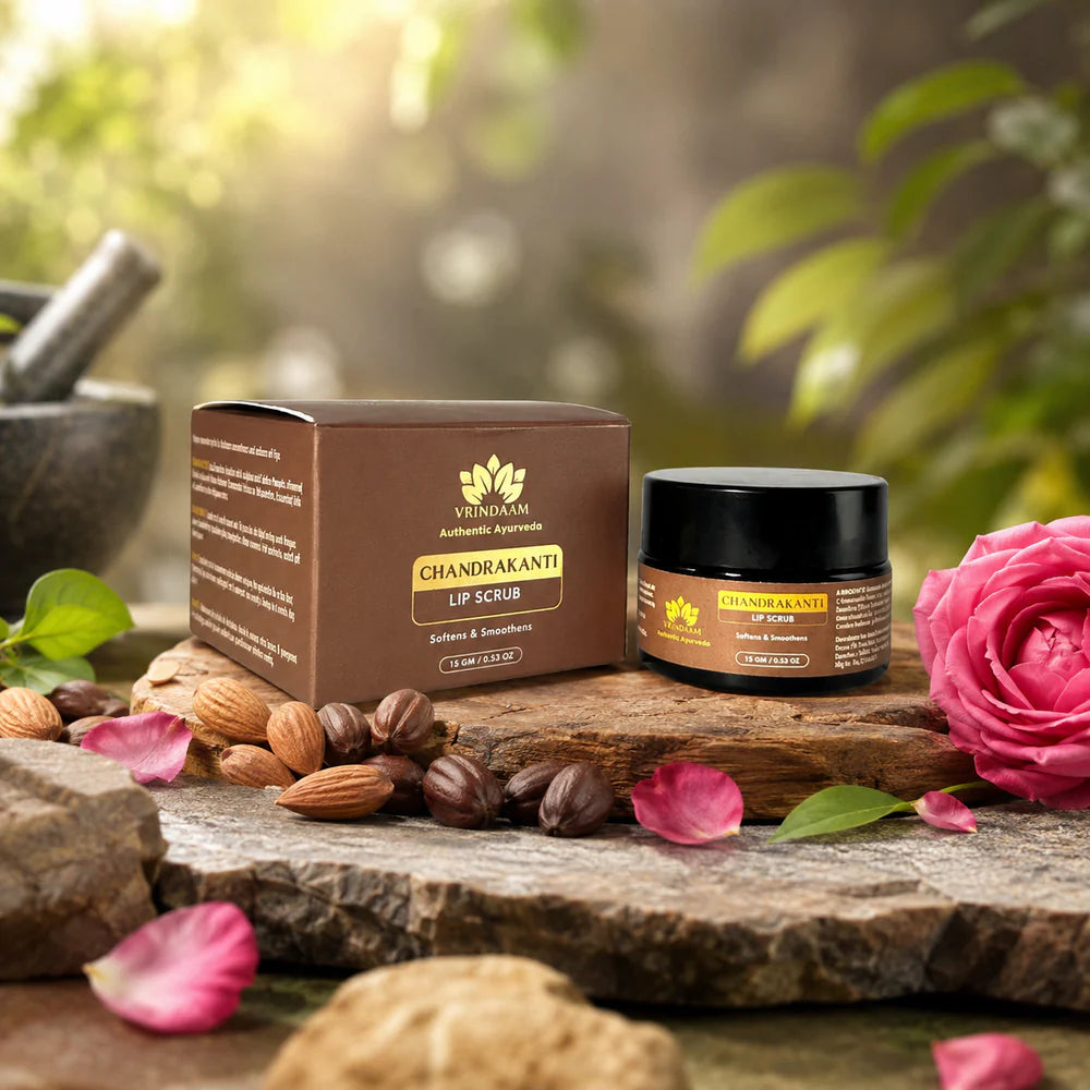 Vrindaam Chandrakanti Lip Scrub - 15gm