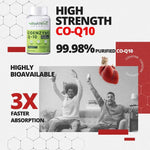 Health Veda Organics Coenzyme Q10 - Mitochondrial Energy & Cardiovascular Equilibrium (60 Capsules)