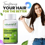 Health Veda Organics Advance Hair Vitamin with DHT Blocker & Biotin Capsule