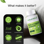 Health Veda Organics Advance Hair Vitamin with DHT Blocker & Biotin Capsule