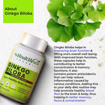 Health Veda Organics Ginkgo Biloga Capsule - 60 Capsules