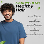 Health Veda Organics Advance Hair Vitamin with DHT Blocker & Biotin Capsule