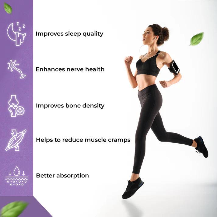 Health Veda Organics High Absorption Magnesium Glycinate Capsule - 60 Capsules