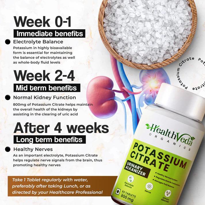Health Veda Organics Potassium Citrate Veg Tablet