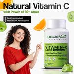 Health Veda Organics Natural Vitamin-C 1000 mg Vegan Tablet - 120 Tablets